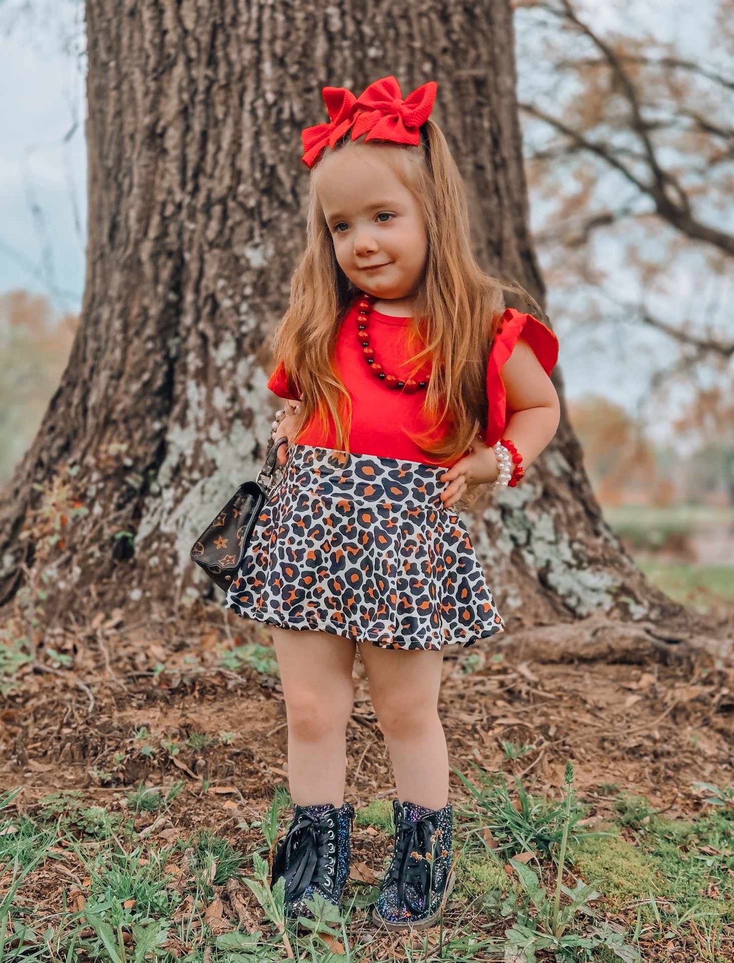 Original leopard Skirted bummies