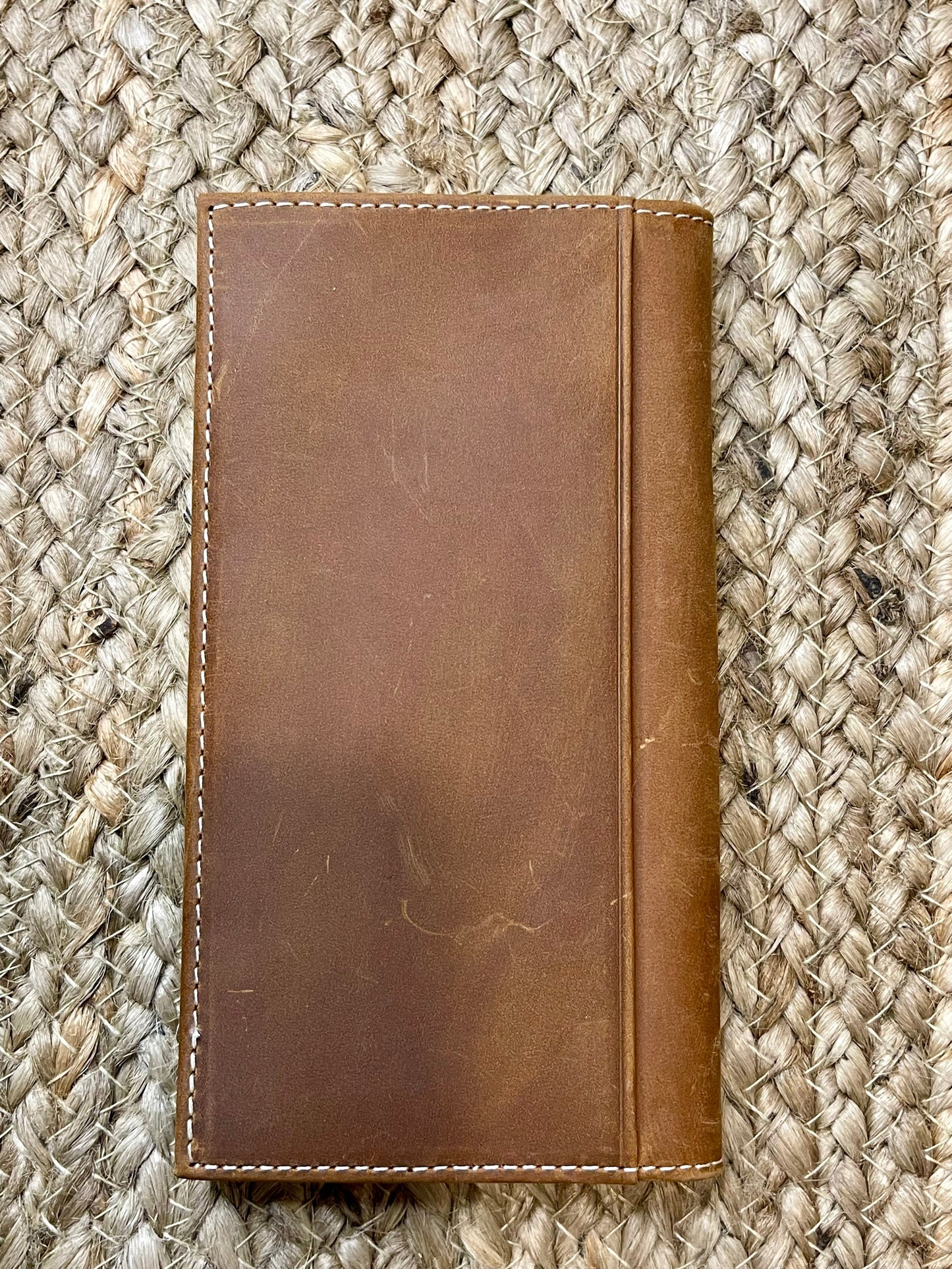 Basket Weave Rawhide Rodeo Wallet