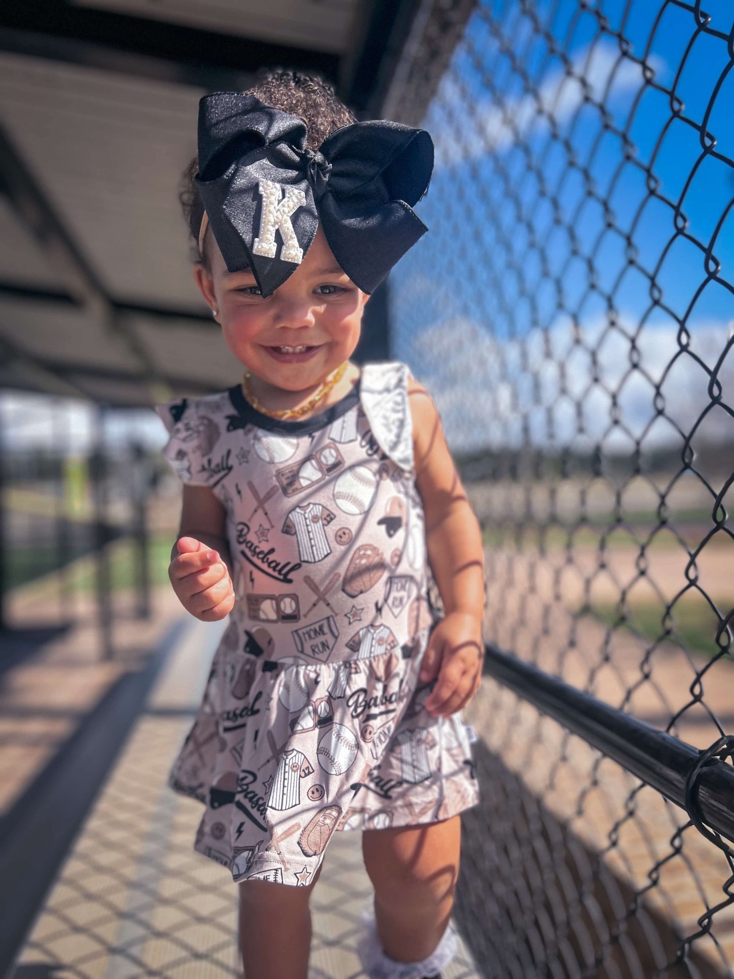 Game Day Bamboo Skirted Romper (FINAL SALE)