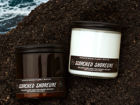 SCORCHED SHORELINE - Volcanic Sands, Sage & Sea Salt