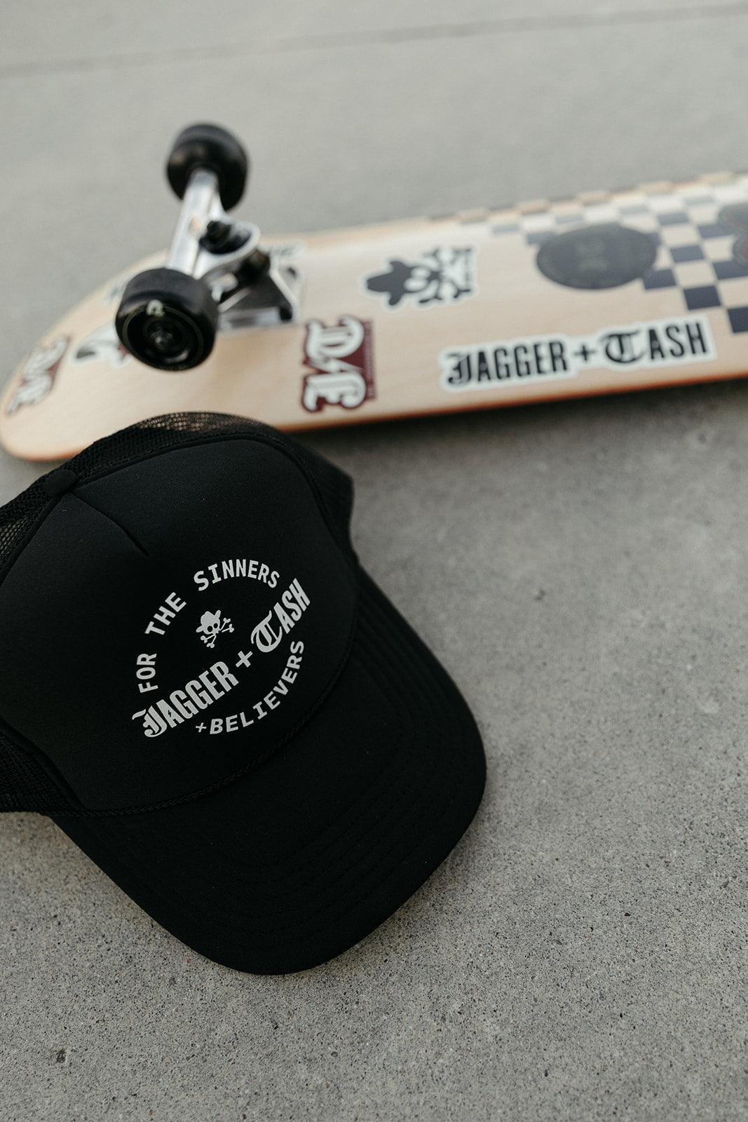 For the Sinners + Believers Adult Trucker Hat