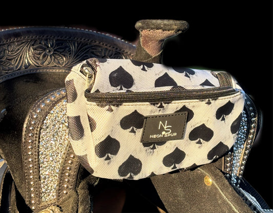 Smokin Spades Saddle Pouch