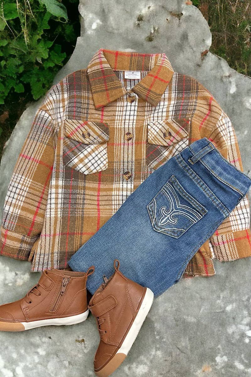 Brown Plaid Flannel