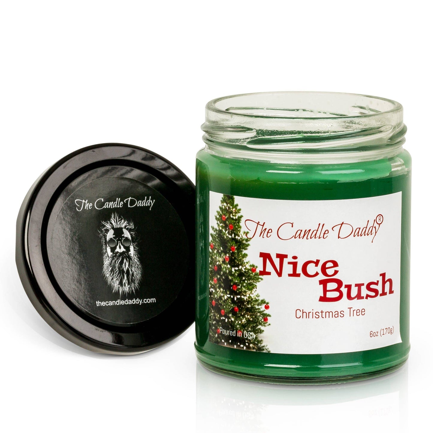 Nice Bush Holiday Candle - Funny Blue Spruce Scented Candle