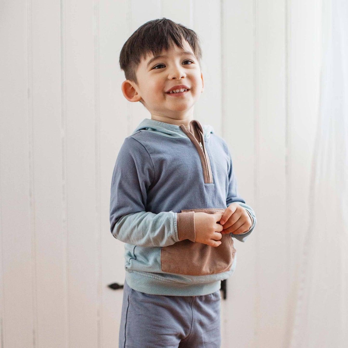 Color Blocked Toddler Sweatshirt Set