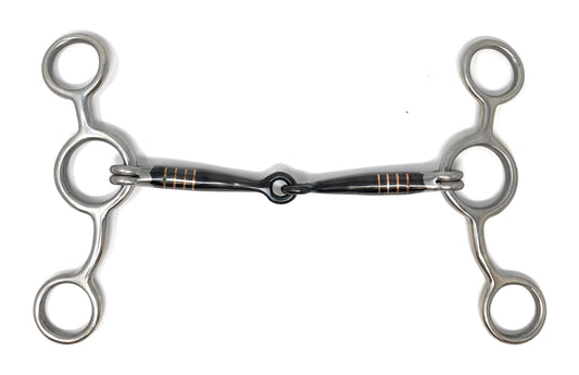 AJ Tack Junior Cow Horse Sliding Gag Bit