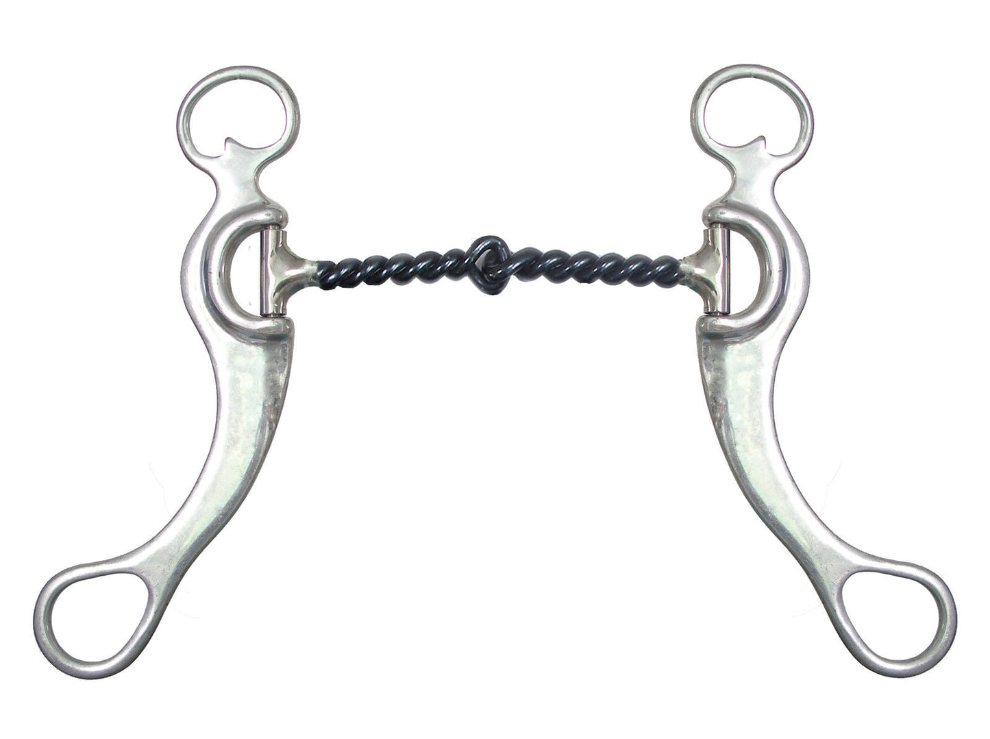AJ Tack Sweet Iron Twisted Wire Grazing Bit