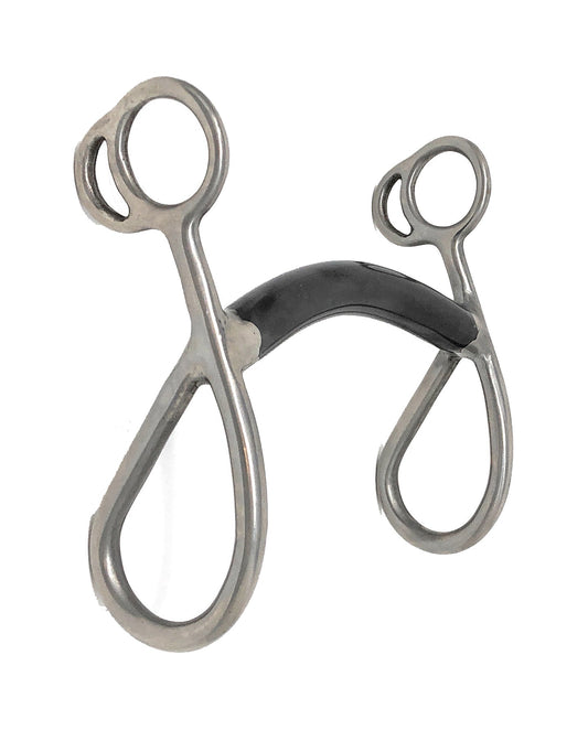 AJ Tack Sweet Iron Mullen Bar Short Shank Bit