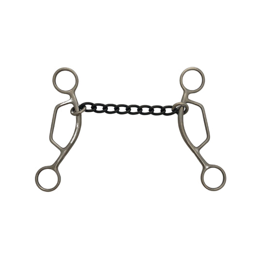 AJ Tack Short Shank Chain Gag Bit