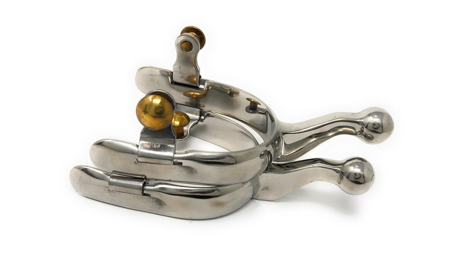 AJ Tack Stainless Steel Spur with Ball End