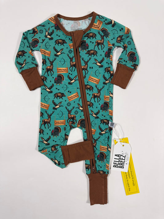 TEAL Bella-Breez Hunting Club Bamboo Sleeper READ DESCRIPTION (FINAL SALE)