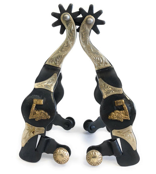 AJ Tack Men's Barrel Racer Spurs