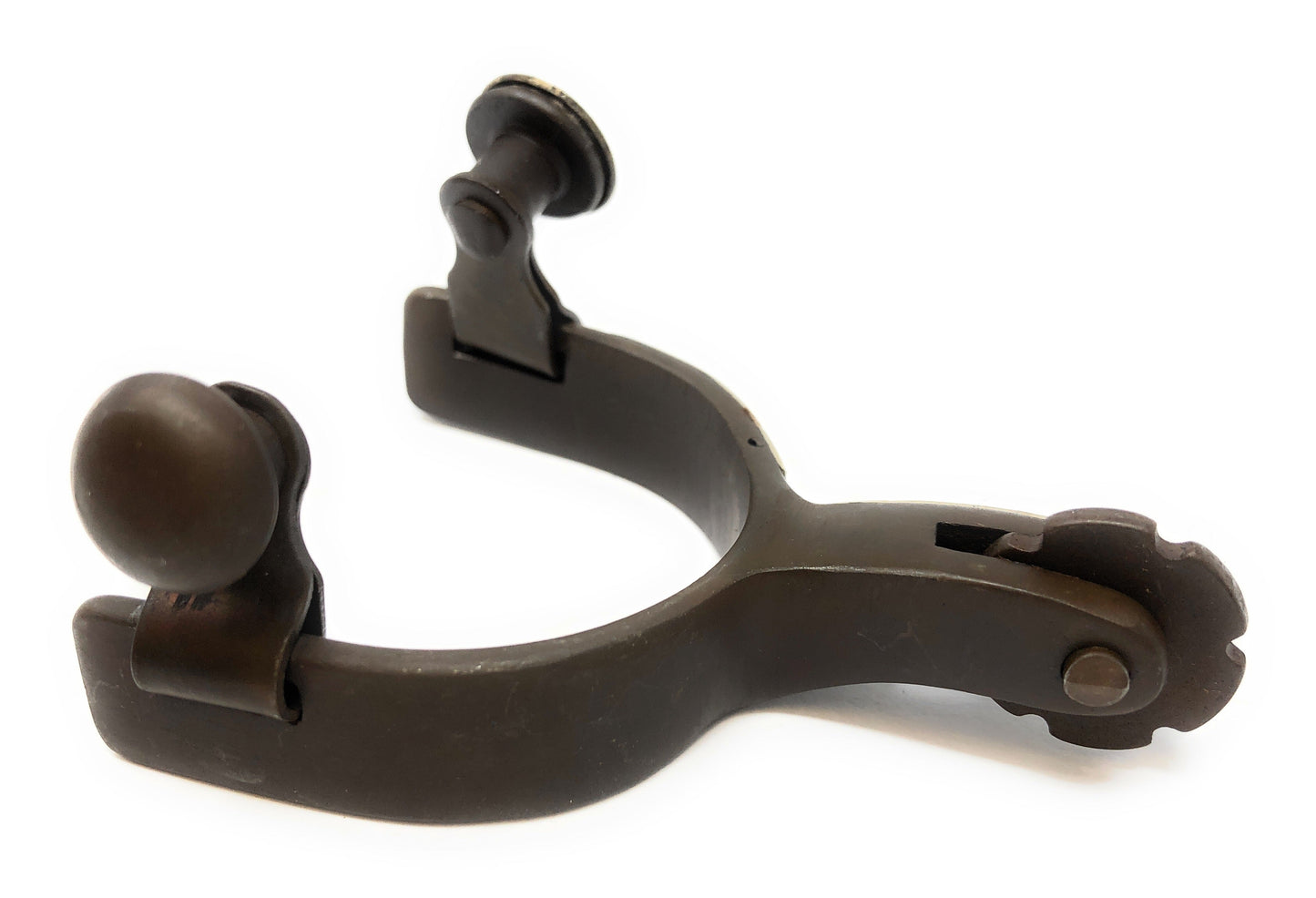 AJ Tack Baby Antique Brown Star Spurs