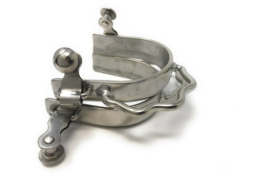 AJ Tack Ladies Stainless Steel Bumper Spurs