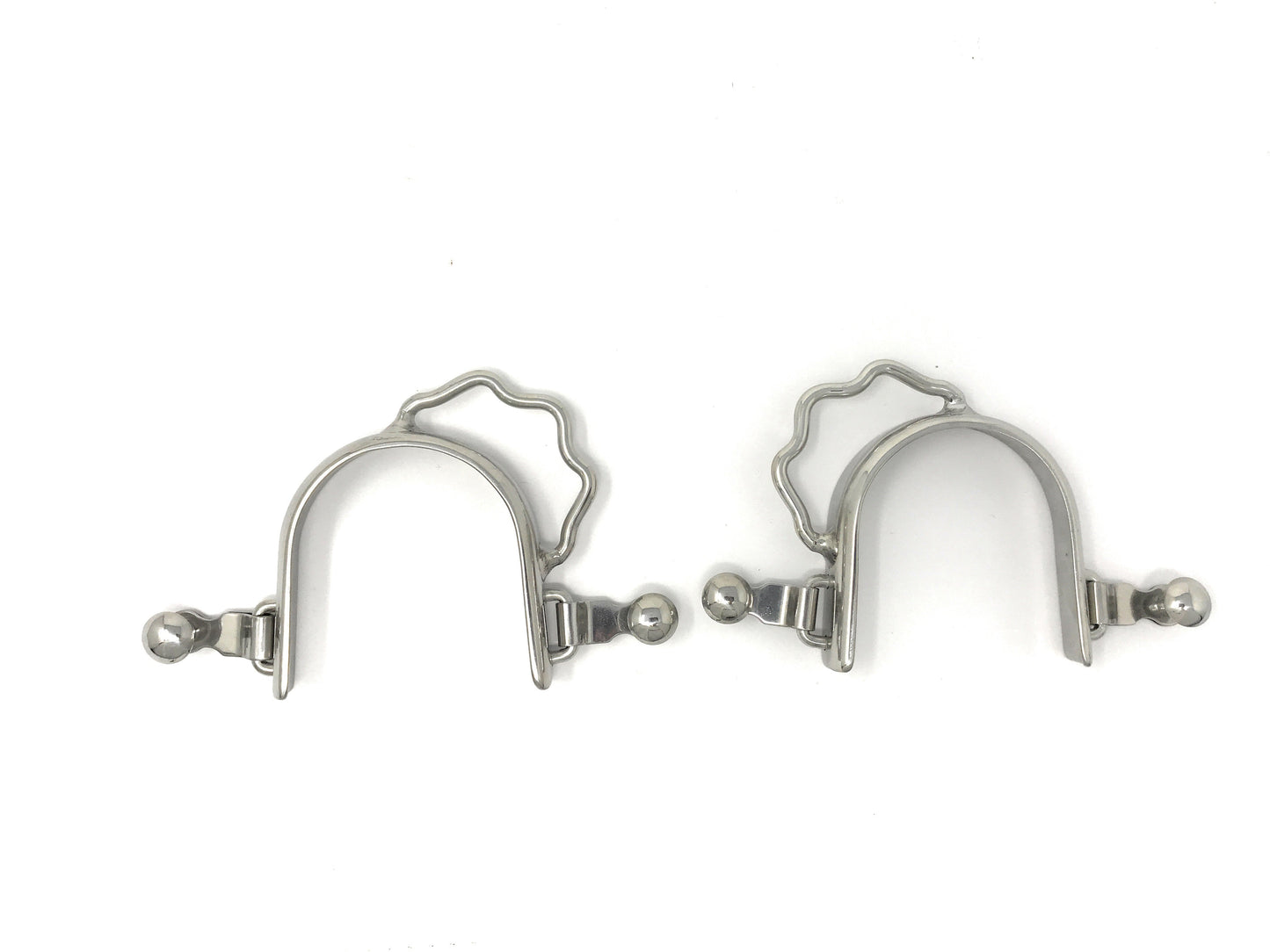 AJ Tack Ladies Stainless Steel Bumper Spurs