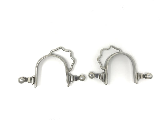 AJ Tack Ladies Stainless Steel Bumper Spurs