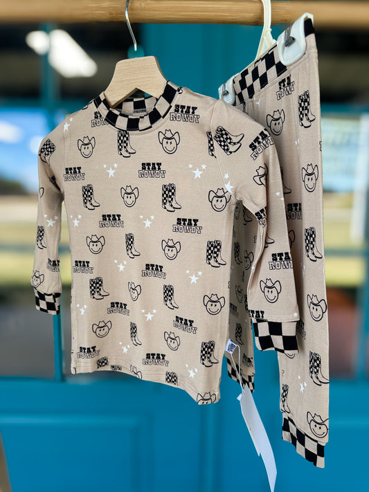 Stay Rowdy Bamboo Set (FINAL SALE)