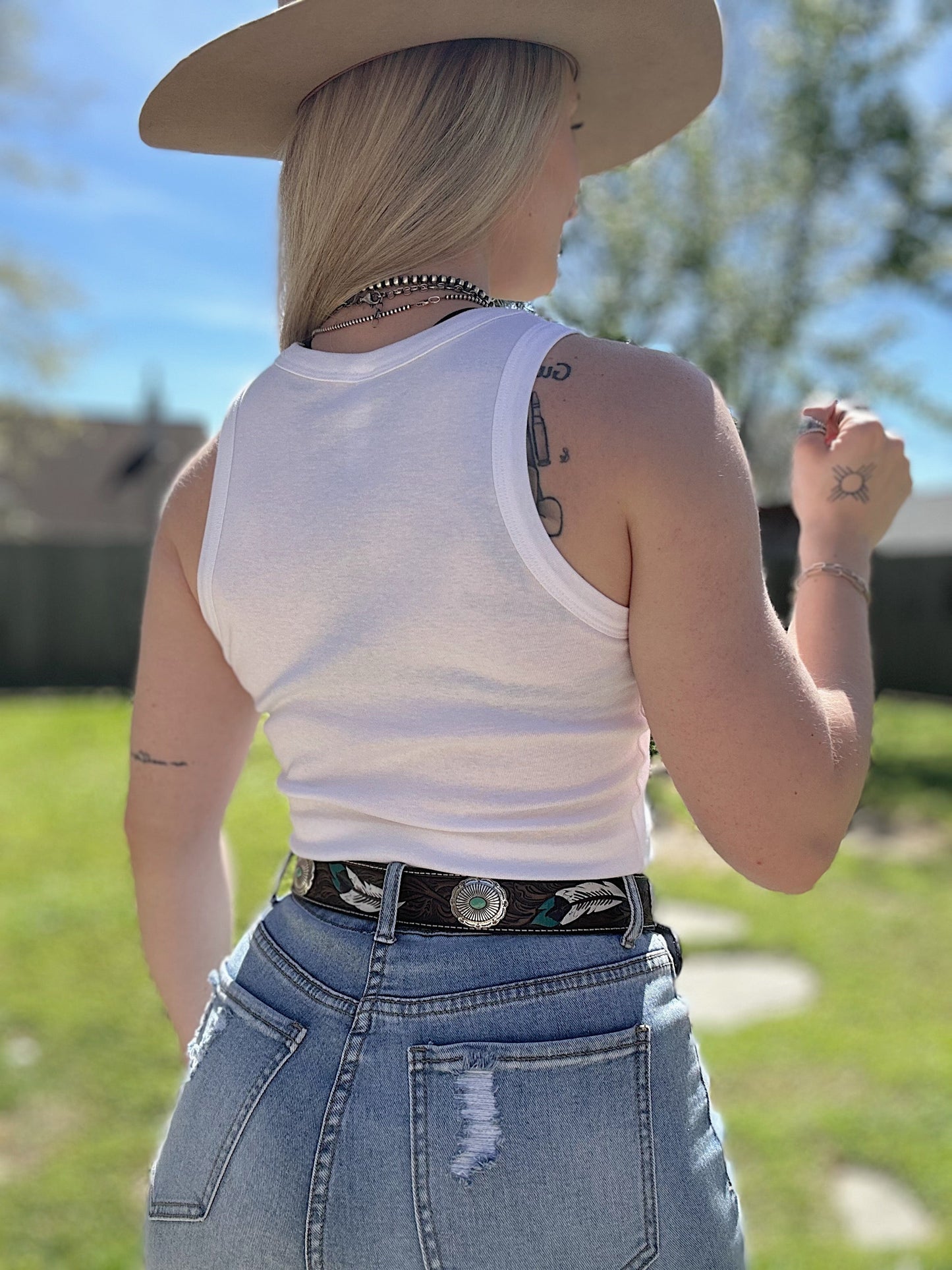 Cowboy Sh!t Cropped Tank