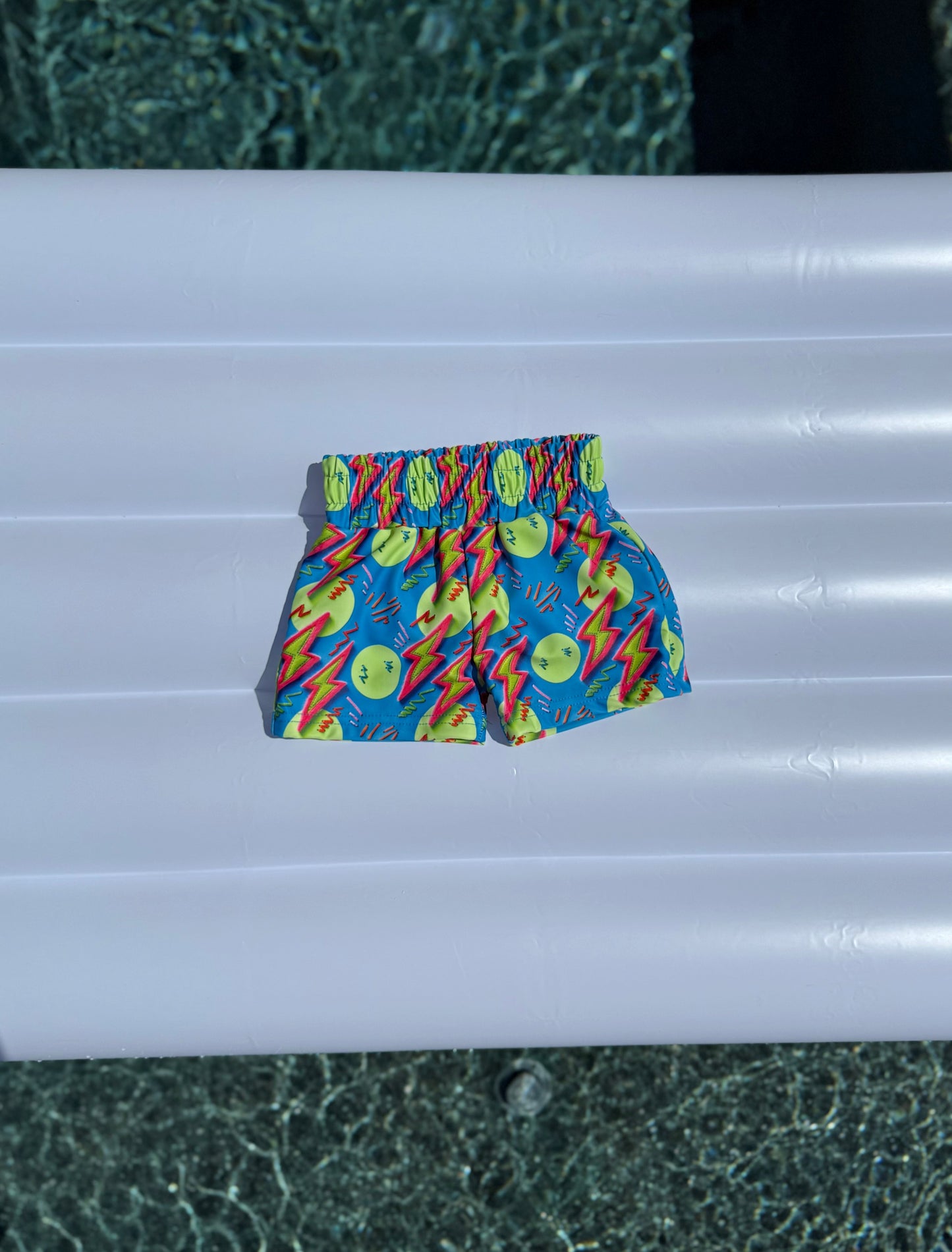 Neon Bolts Swim Trunks (FINAL SALE)