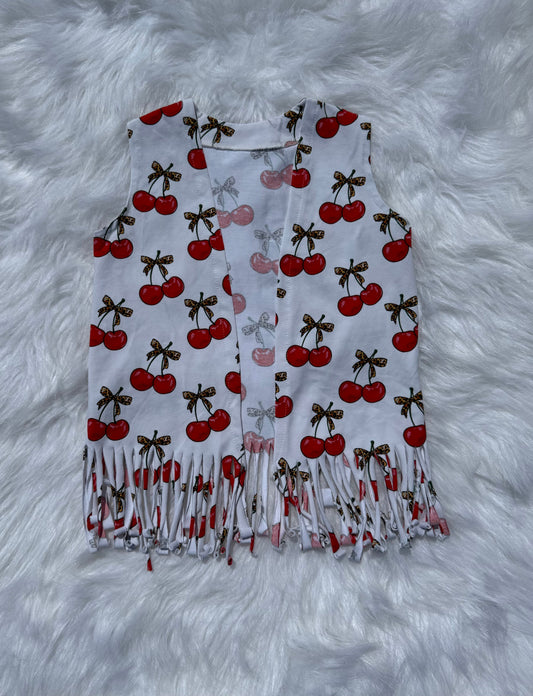 Cherry-licious Fringe Duster