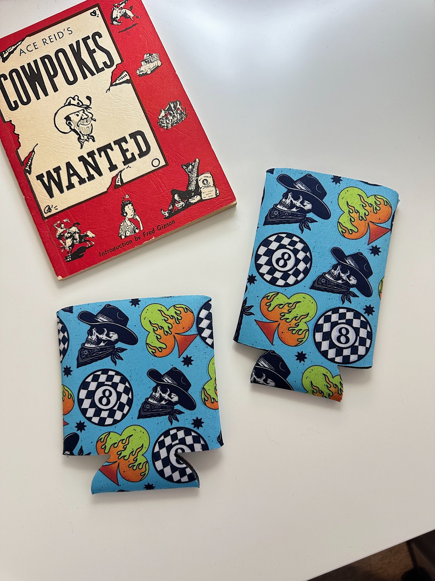 Cowboy Skelly Koozie