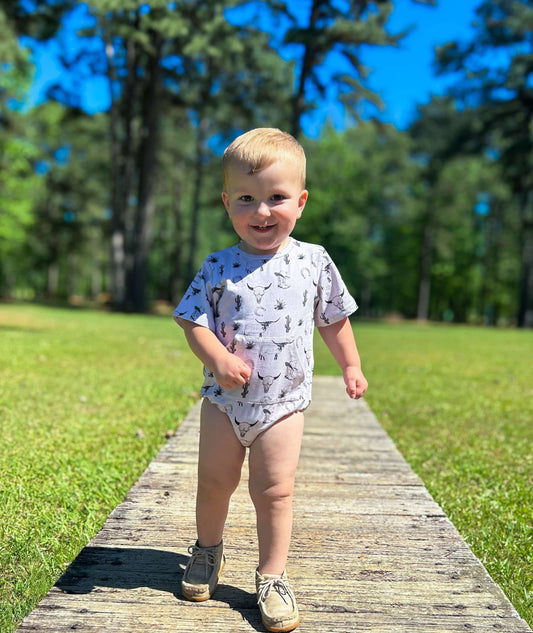 Wild & Western Bubble Romper (FINAL SALE)