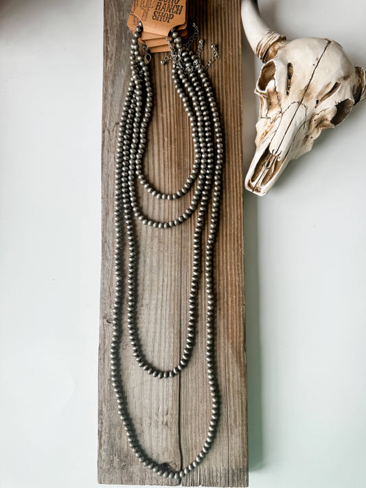 Western Bead Necklace 16” 18” 28” 36”