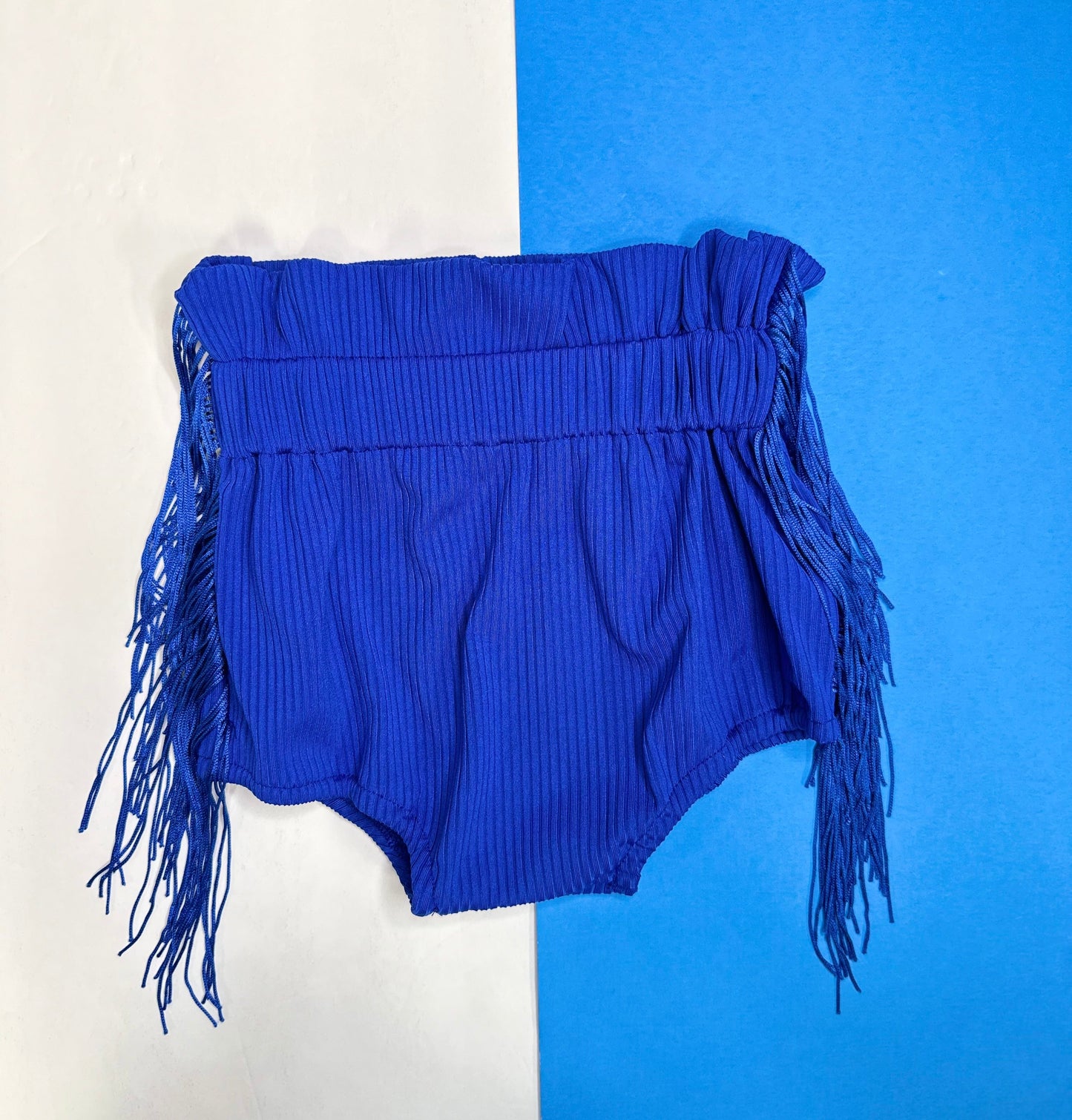 Royal Blue Fringe Bloomies (FINALSALE)