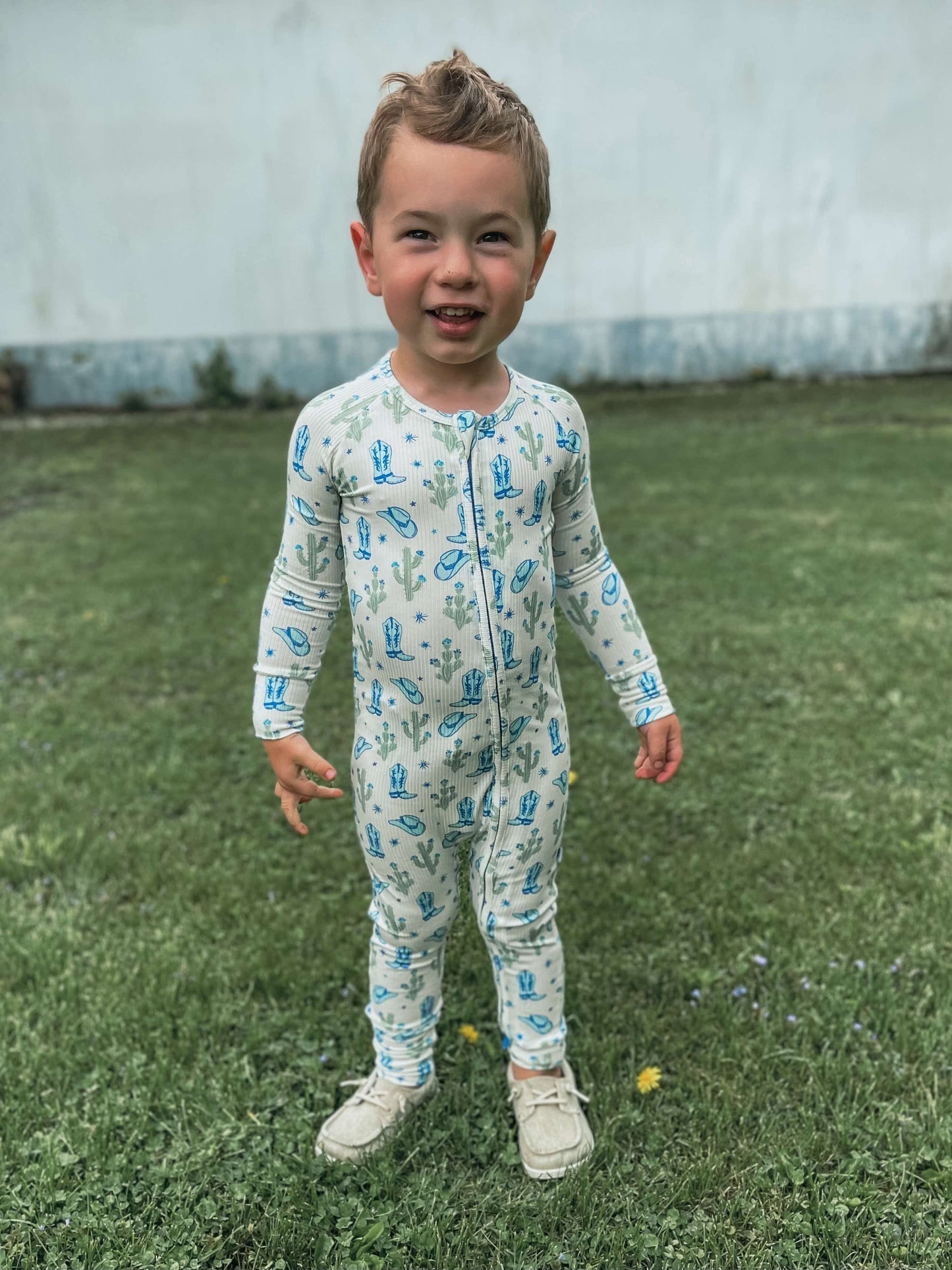 Wild West Cowboy Ribbed Bamboo Sleeper