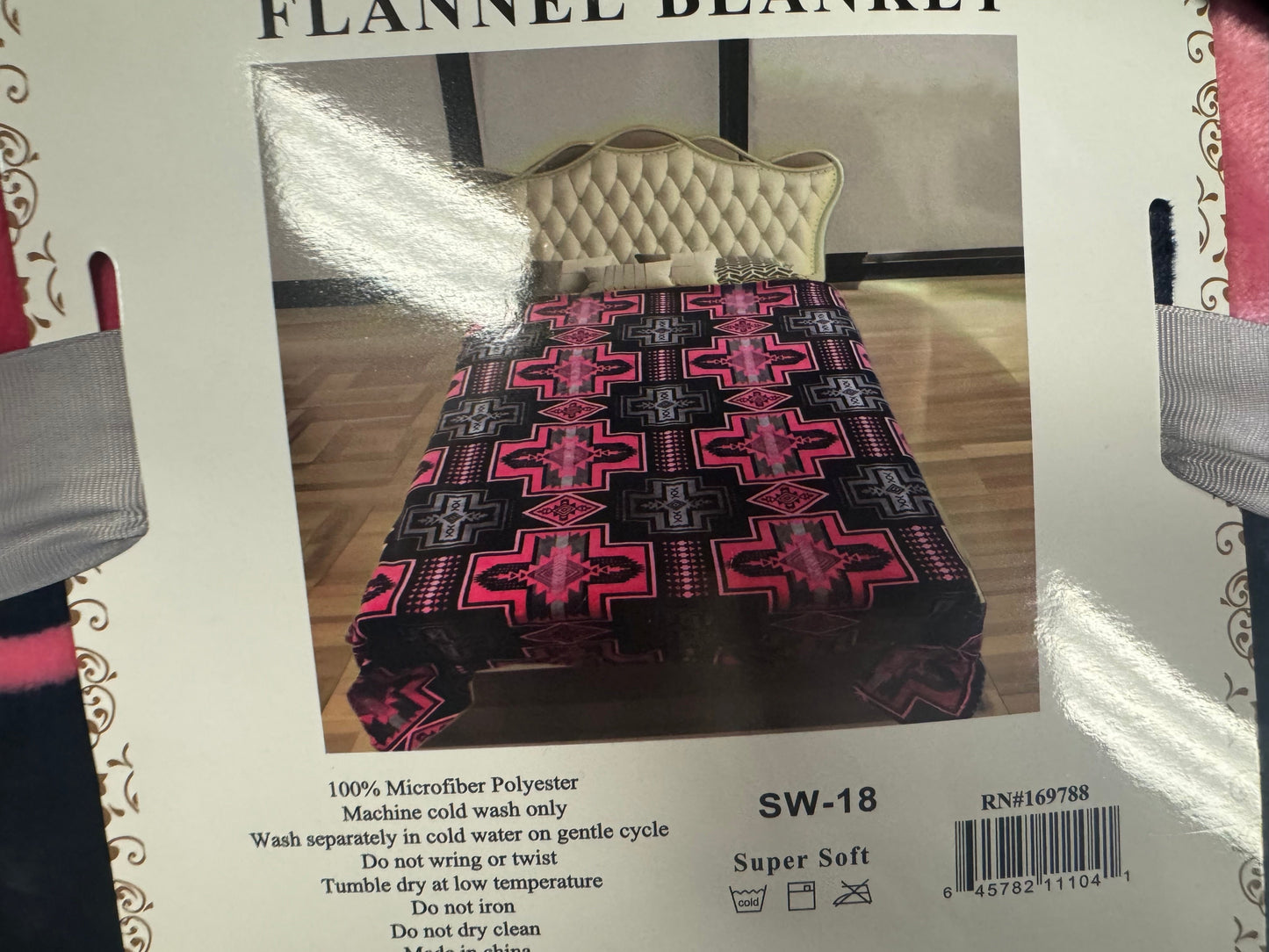 Twin Super Plush Aztec Blankets 80X60