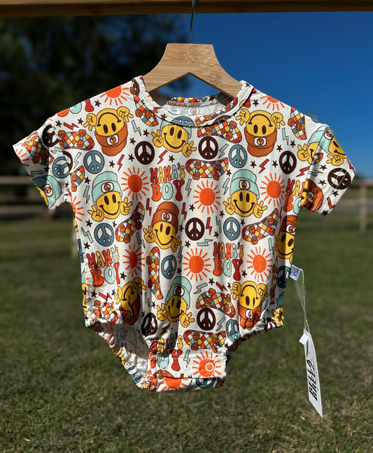 Rad Mama's Boy Oversized Bamboo Romper (FINAL SALE)