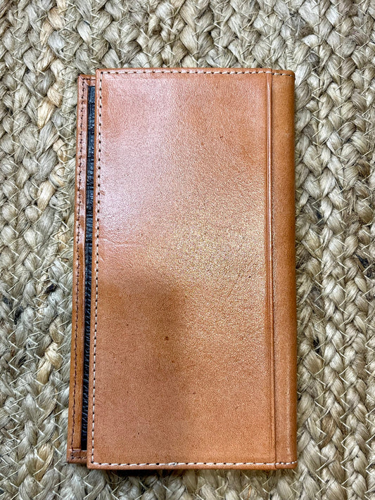 Basket Weave Sunflower Rodeo Wallet