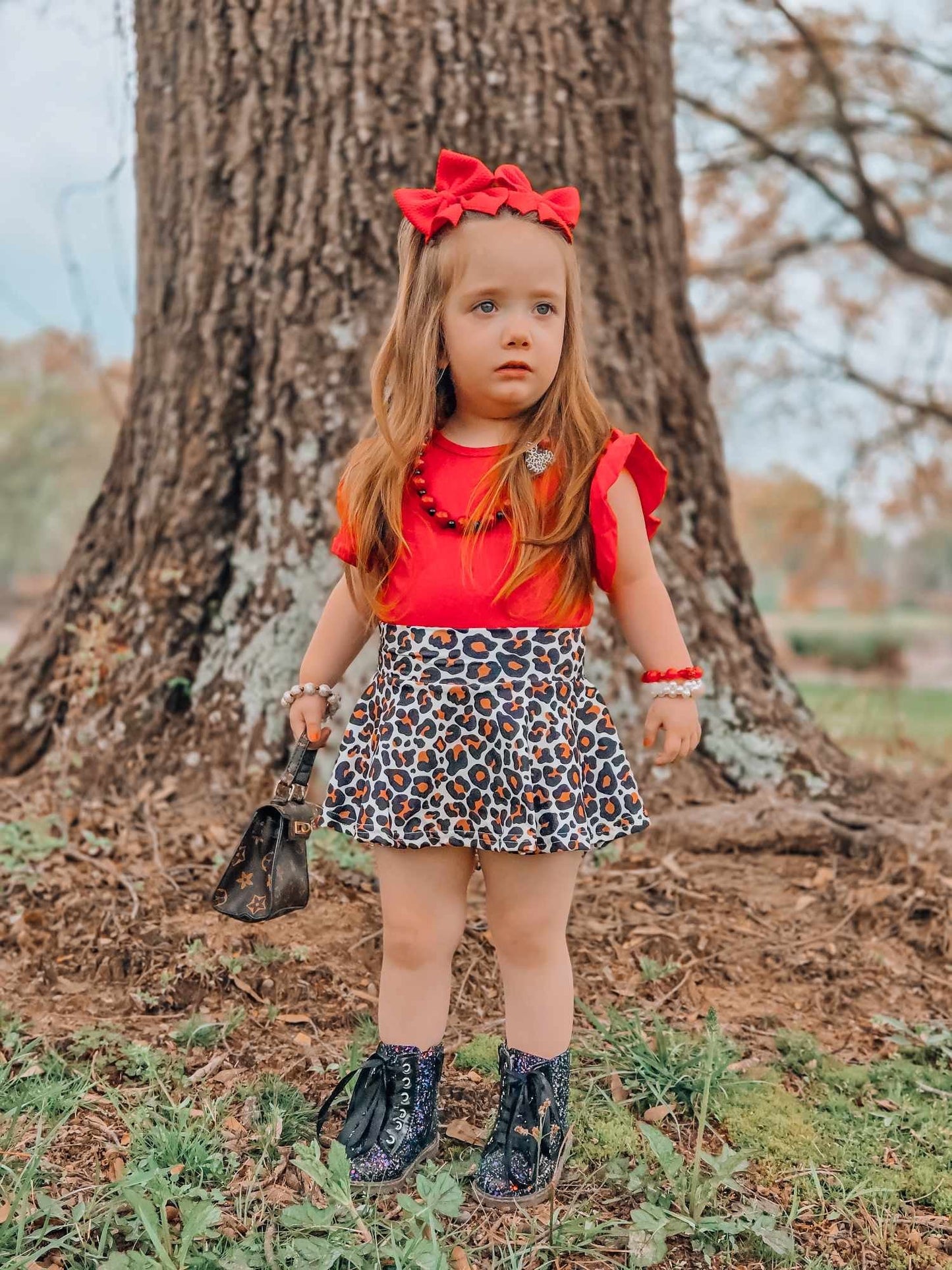 Original leopard Skirted bummies