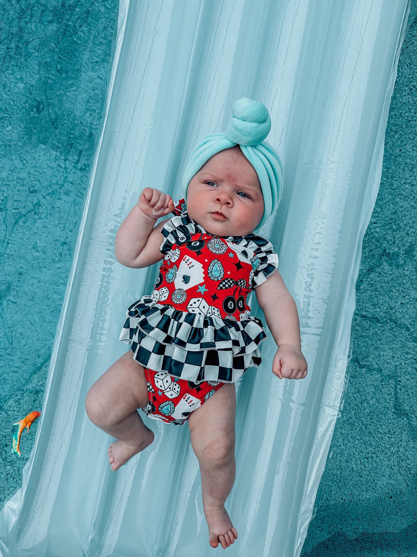 Cowgirl Luck Ruffled Swim Suit (FINAL SALE)