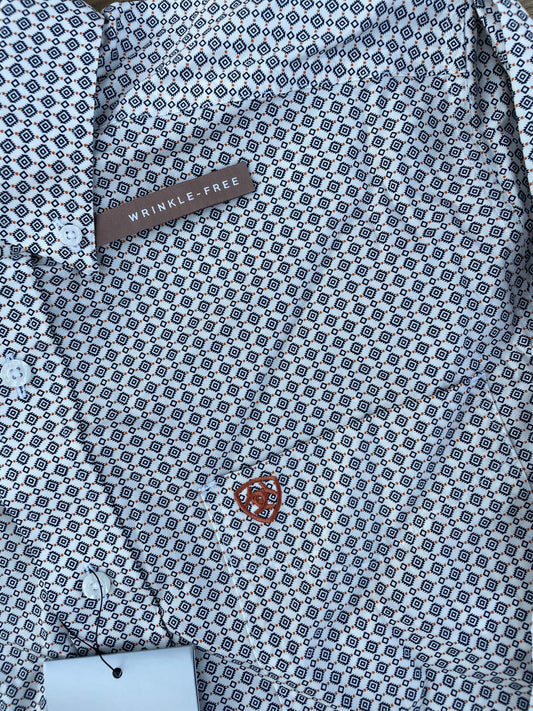 Ariat Men's Kingsley Wrinkle Free Classic Fit Shirt