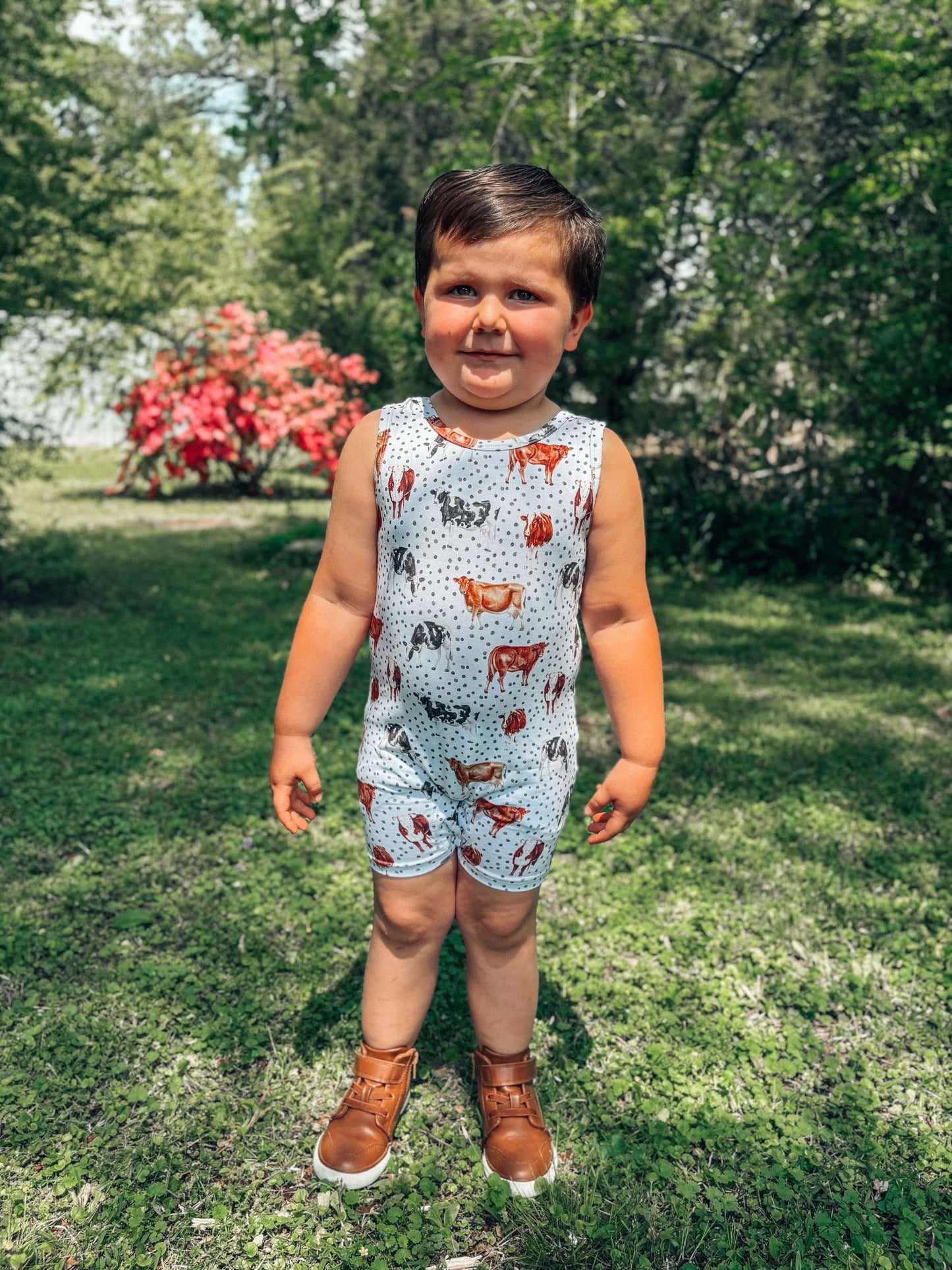 Heifer Tank Top Romper (FINAL SALE)