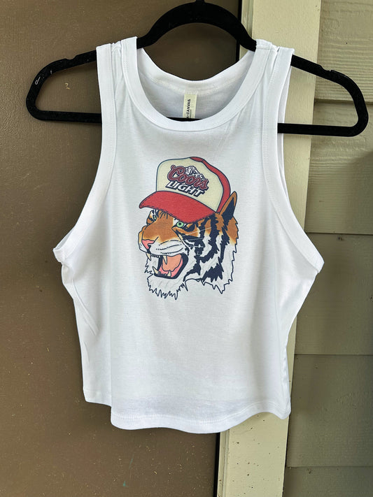 Punchy Tiger Cropped Tank