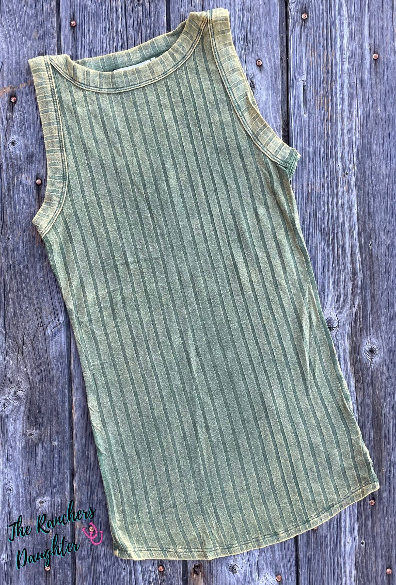 Vintage Olive Savannah Tank