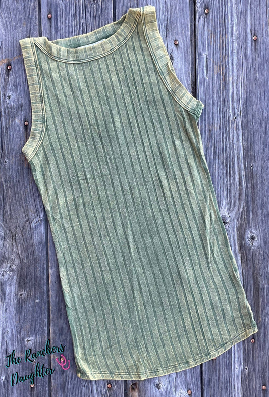 Vintage Olive Savannah Tank