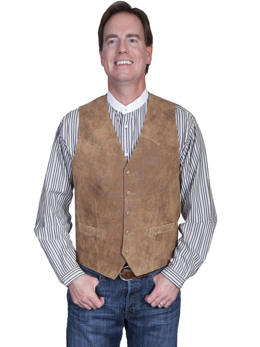 Scully Outrider (503 Calf Suede) – Men's Vest