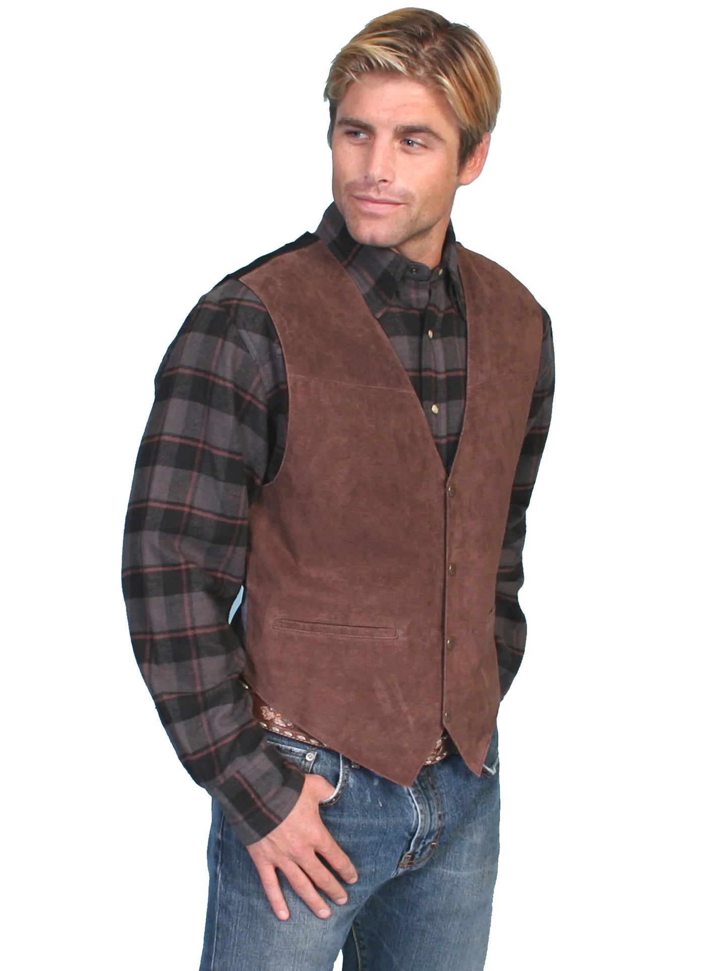 Scully Jackson (504 Boar Suede) – Men's Vest