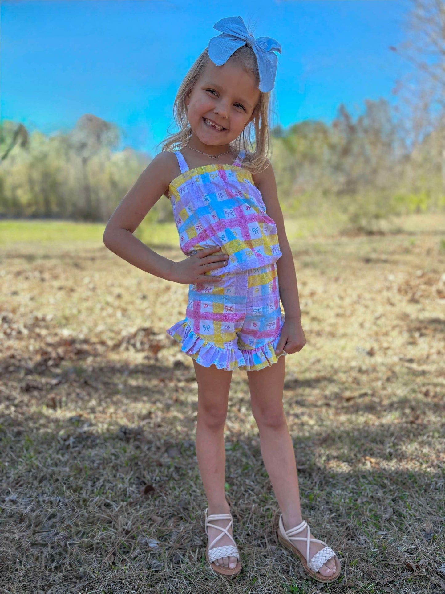 Plaid Shortie Jumper (FINAL SALE)