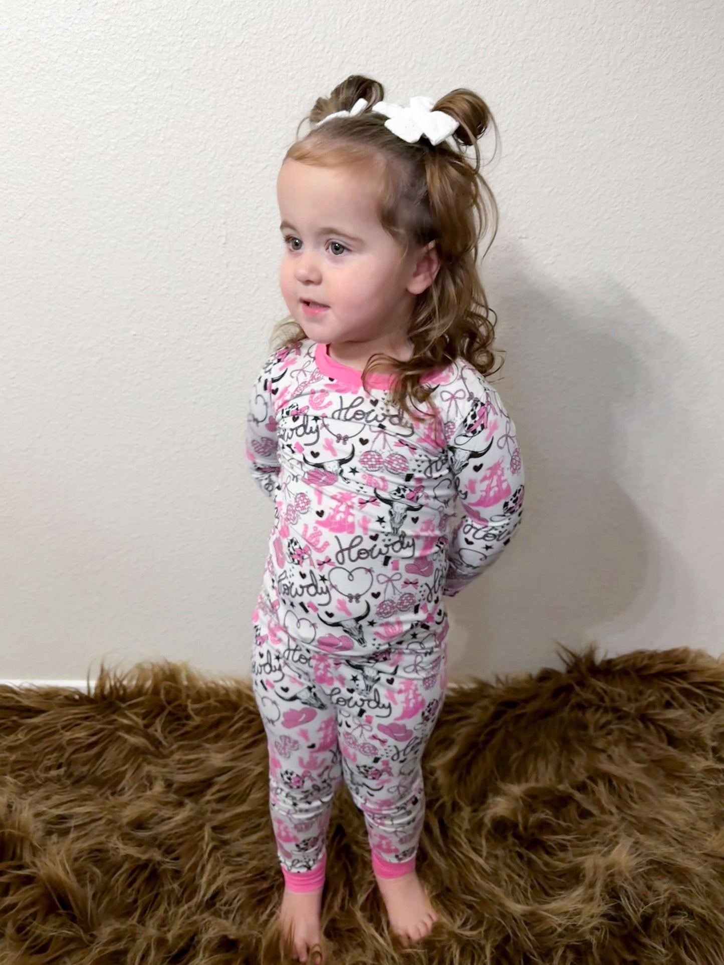 Pink Howdy Bamboo Set (FINAL SALE)