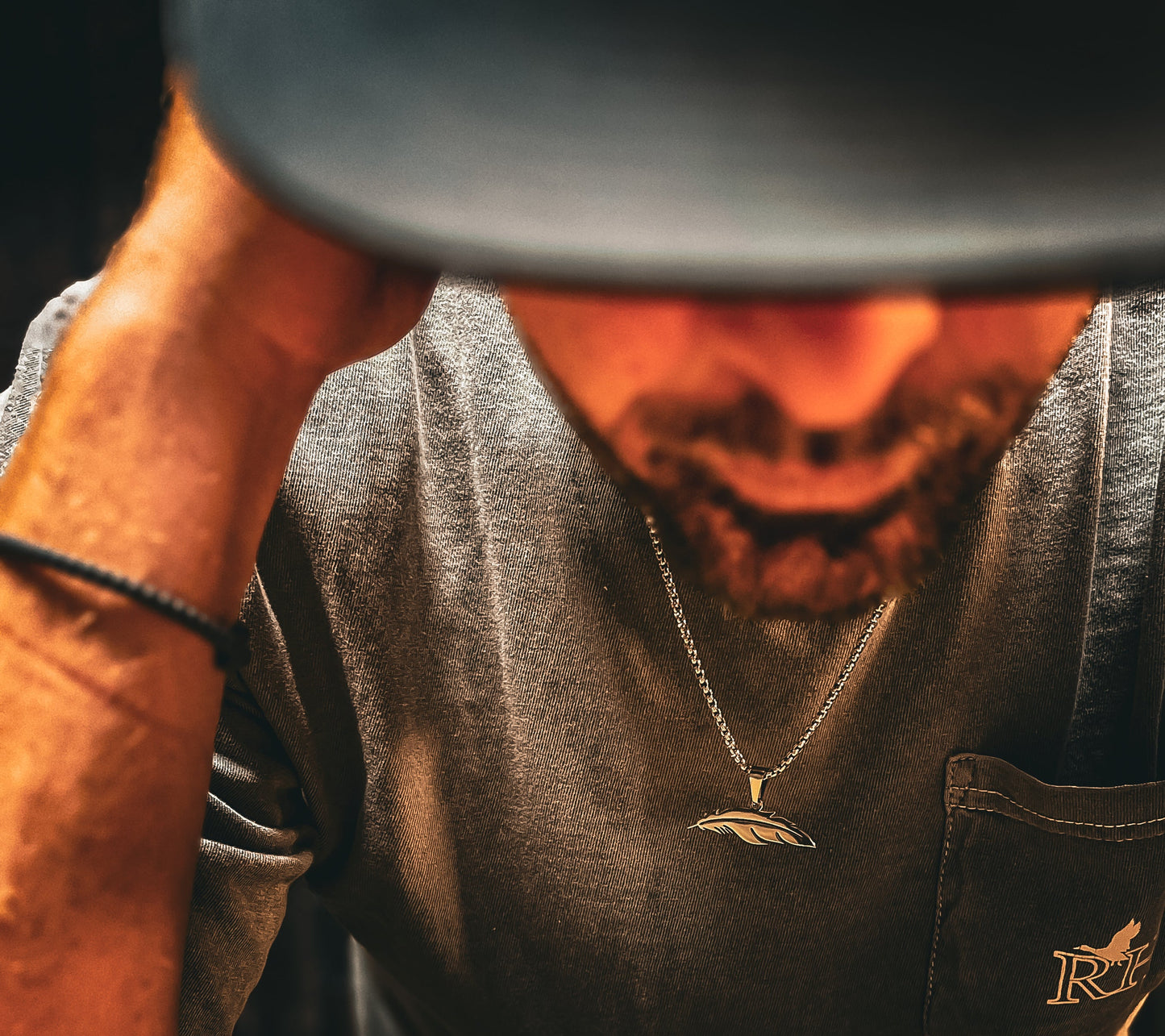 Feather- Stainless Steel Necklace and Pendant *PREORDER*