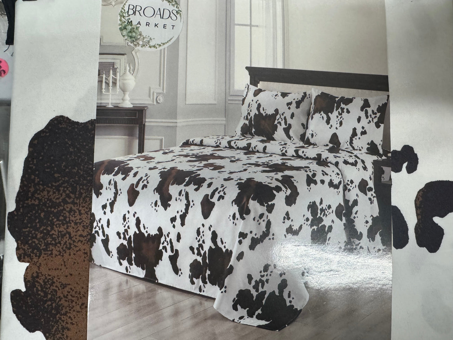 Cow Print Sheets - Q/K