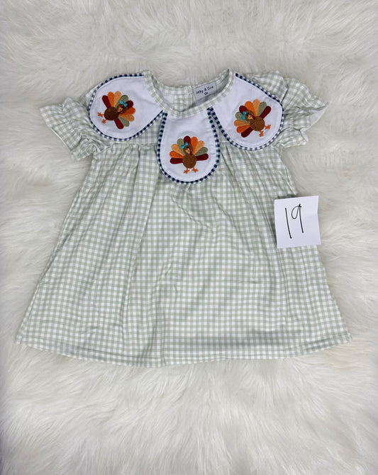 Sage Gingham Dress (#19)