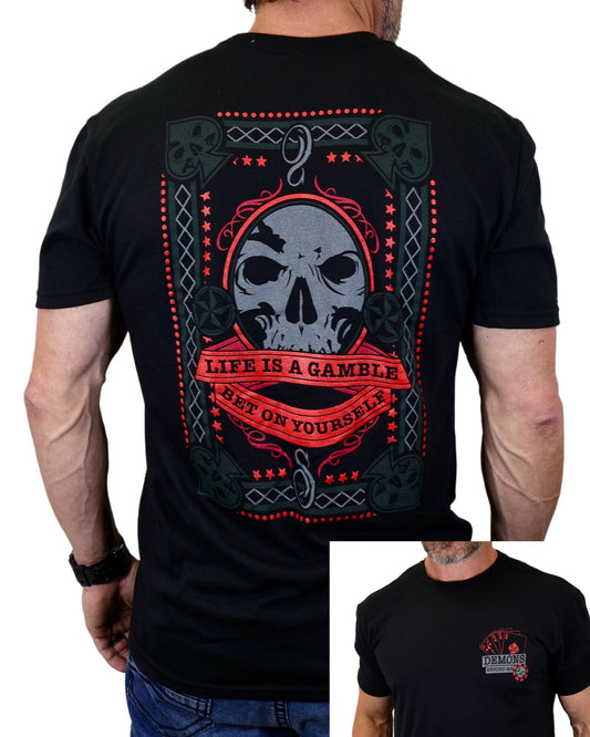 NEW! The "Gambler" Black Tee