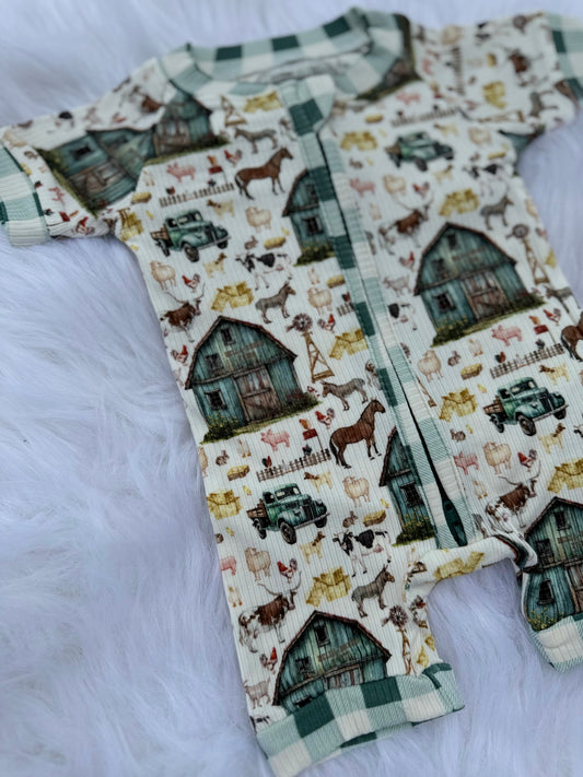 BBB Farm Bamboo Shortie Romper