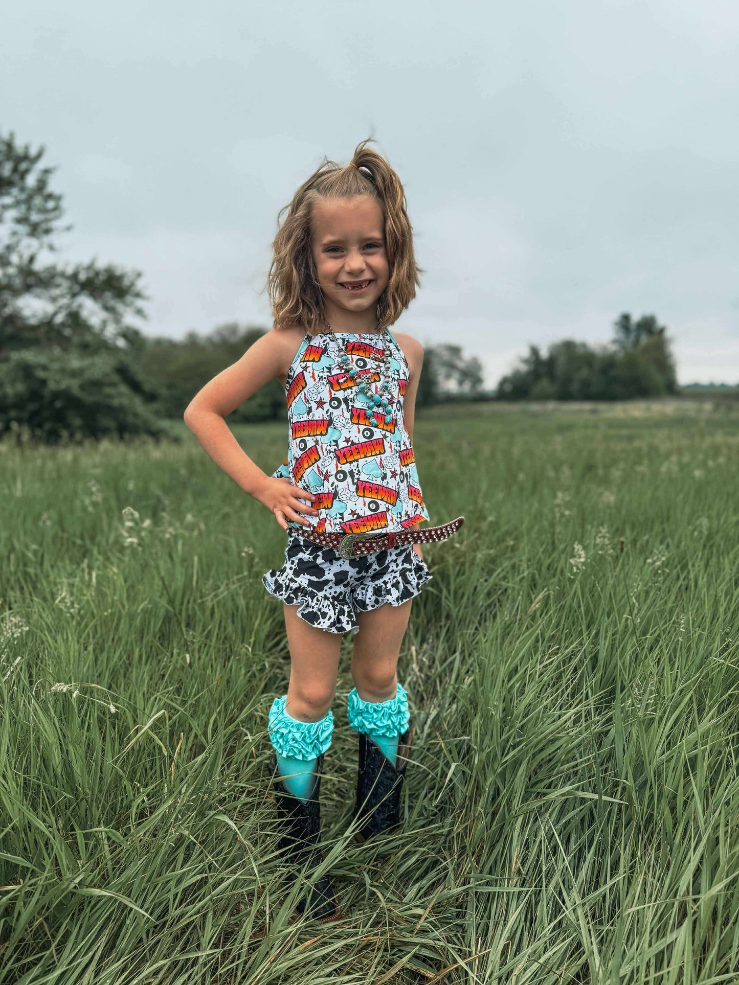 Cow Print Shorties (FINAL SALE)