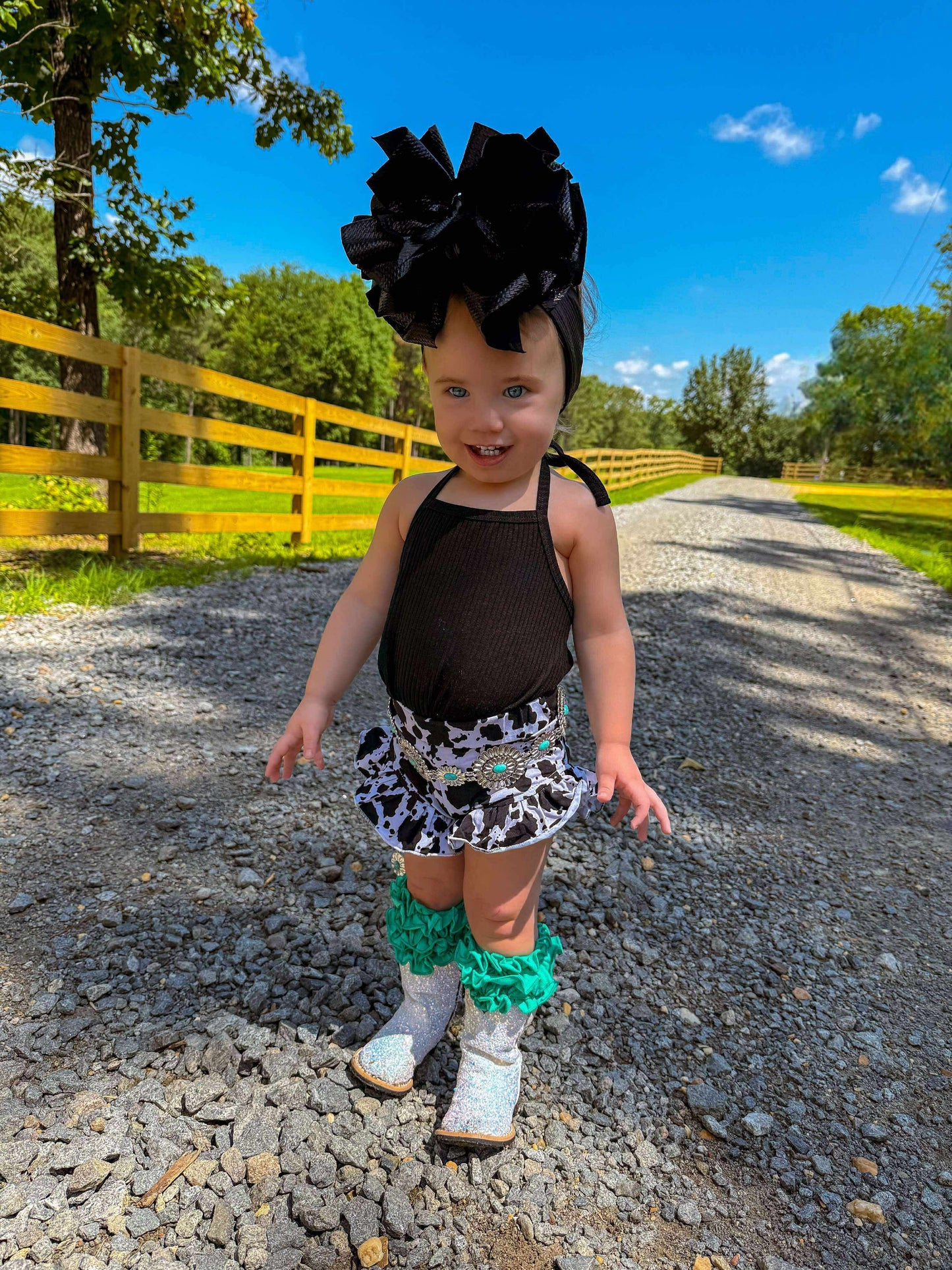 Cow Print Shorties (FINAL SALE)